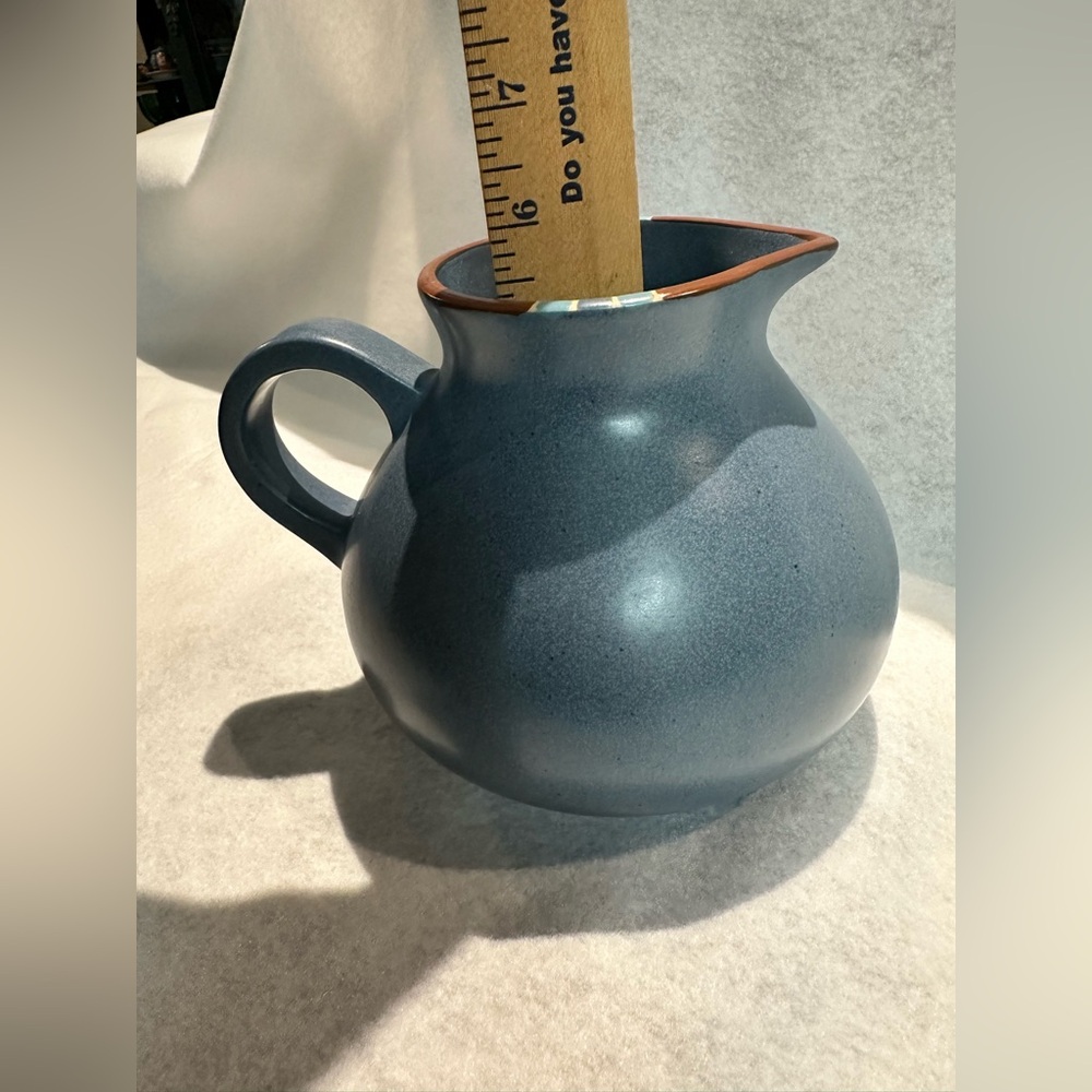 DANSK Mesa Sky Blue 48oz Pitcher Portugal Discontinued Excellent Condition - Picture 6 of 6